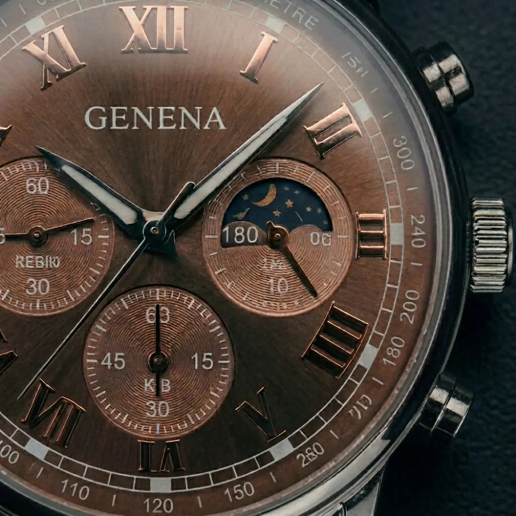 The Luxury Heritage | Classic Leather Timepiece Royal Verge