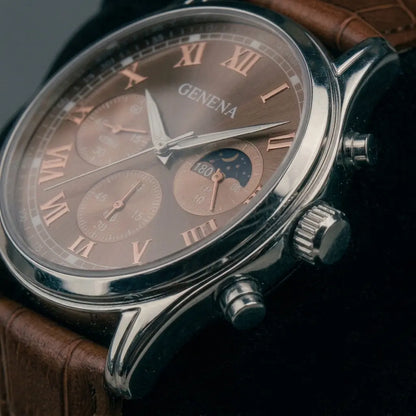 The Luxury Heritage | Classic Leather Timepiece Royal Verge