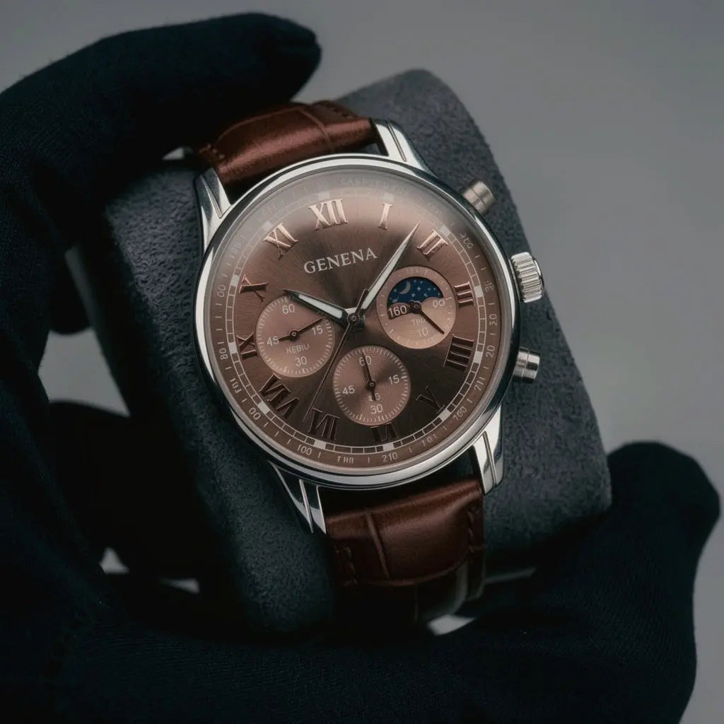 The Luxury Heritage | Classic Leather Timepiece Royal Verge