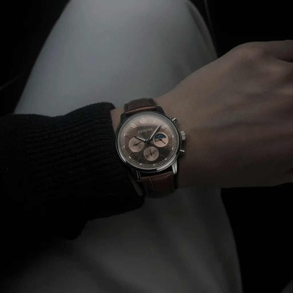 The Luxury Heritage | Classic Leather Timepiece Royal Verge